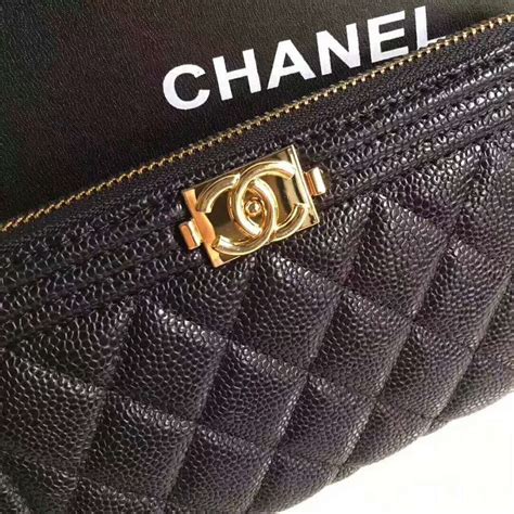 chanel boy key pouch|chanel zipped wallet.